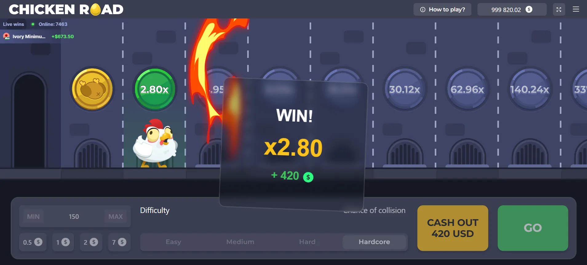 Gewinne Erfahrung mit Chicken Game Demo Teste Chicken Road Demo und starte durch